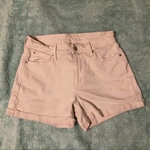 Vintage LeviStrauss light pink cut off Jean Shorts